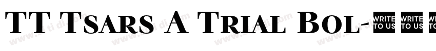 TT Tsars A Trial Bol字体转换